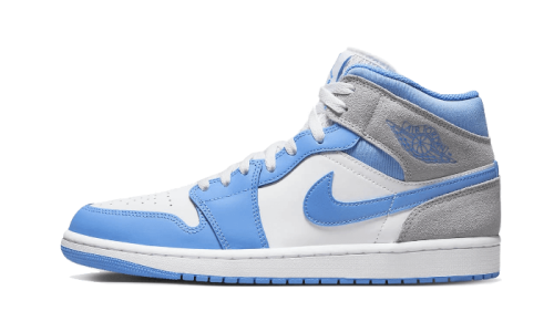 Air Jordan 1 Mid University Blue Grey