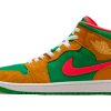 Air Jordan 1 Mid Wheat Watermelon