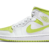 Air Jordan 1 Mid White Lime