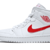 Air Jordan 1 Mid White University Red