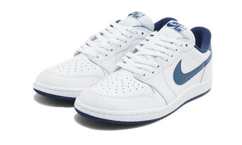 Alternative view of Air Jordan 1 Retro Low 85 Metallic Blue