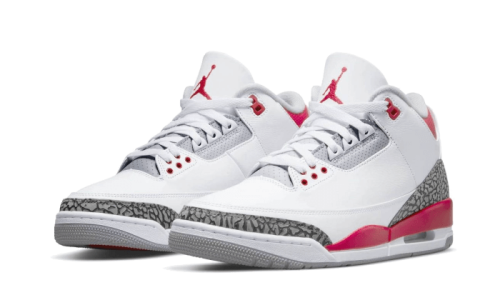 Alternative view of Air Jordan 3 OG Fire Red