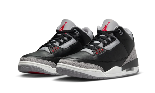Alternative view of Air Jordan 3 Retro Black Cement