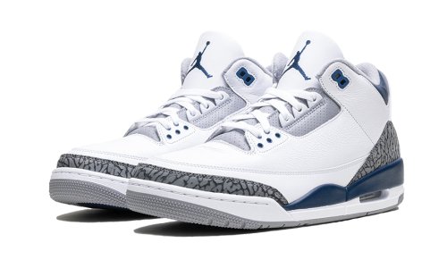 Alternative view of Air Jordan 3 Retro Midnight Navy