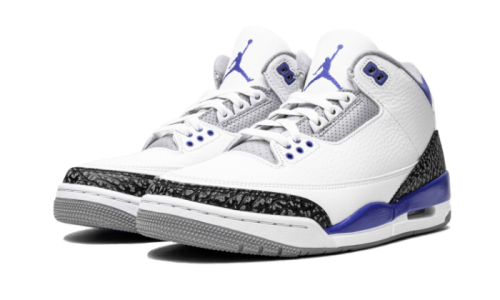 Alternative view of Air Jordan 3 Retro Racer Blue