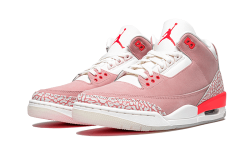 Alternative view of Air Jordan 3 Retro Rust Pink