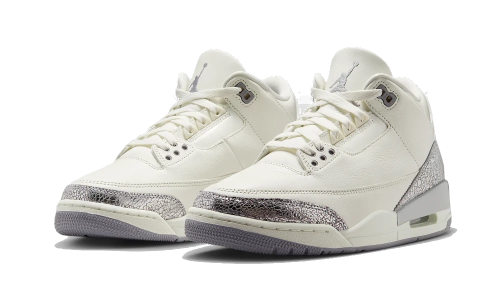 Alternative view of Air Jordan 3 Retro Sail Cement Grey