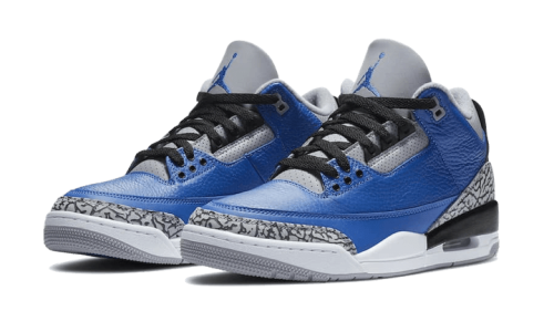 Alternative view of Air Jordan 3 Retro Varsity Royal