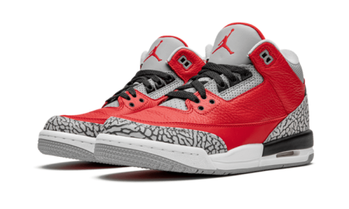 Alternative view of Air Jordan 3 SE Red Cement