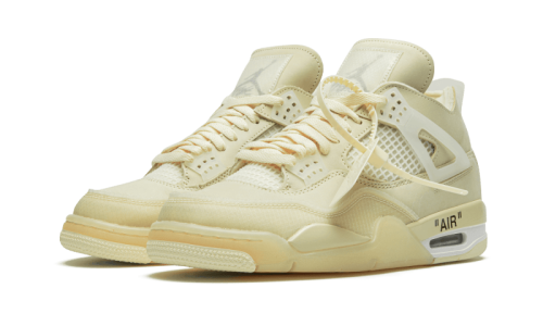 Alternative view of Air Jordan 4 Retro Off-White Sail