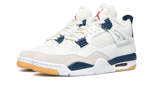 Alternative view of Air Jordan 4 Retro SB Navy Blue