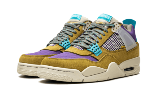 Alternative view of Air Jordan 4 Retro Union Desert Moss