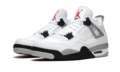 Alternative view of Air Jordan 4 Retro White Cement