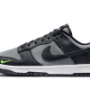 Nike Dunk Low Black Grey Green Strike