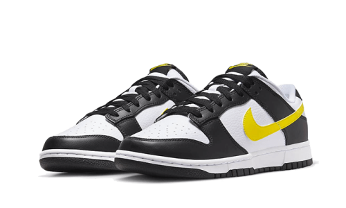 Alternative view of Nike Dunk Low Black Yellow White