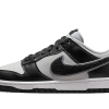 Nike Dunk Low Chenille Swoosh Grey Black