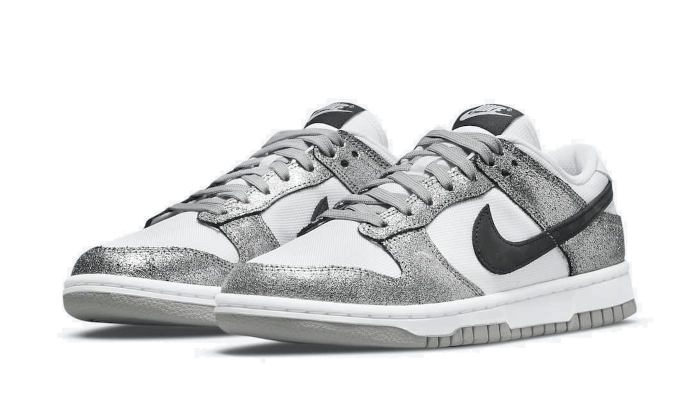 Nike Dunk Low Golden Gals Metallic Silver - Image 2