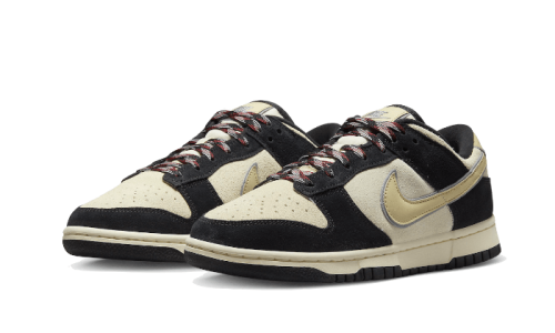 Alternative view of Nike Dunk Low LX Black Team Gold