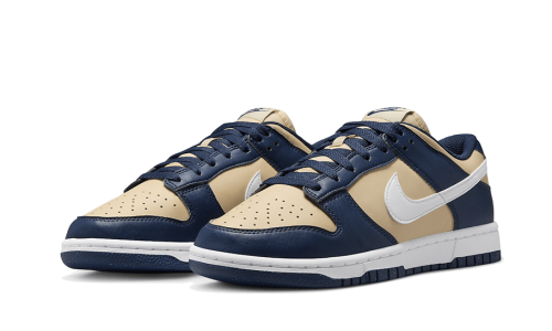 Alternative view of Nike Dunk Low Next Nature Midnight Navy Gold