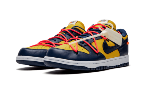 Alternative view of Nike Dunk Low Off-White Michigan