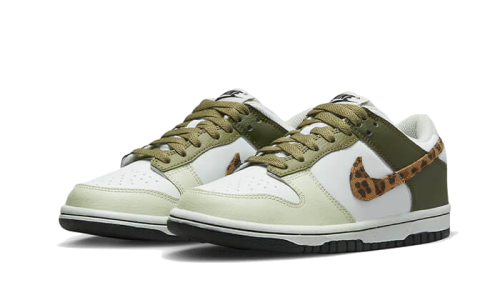 Alternative view of Nike Dunk Low Olive Leopard