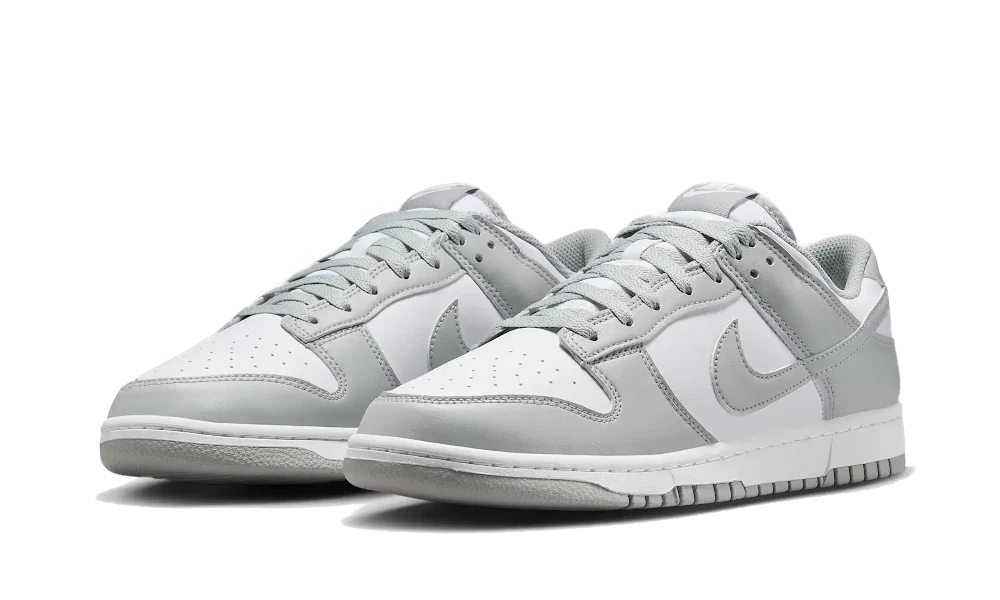 Nike Dunk Low Retro White Light Smoke Grey - Image 2