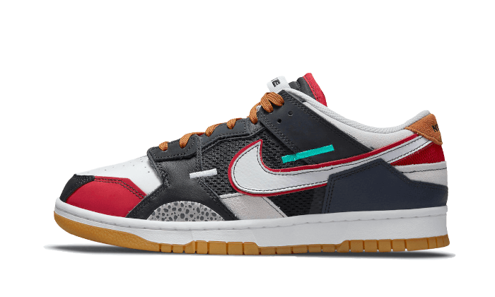 Nike Dunk Low Scrap University Red