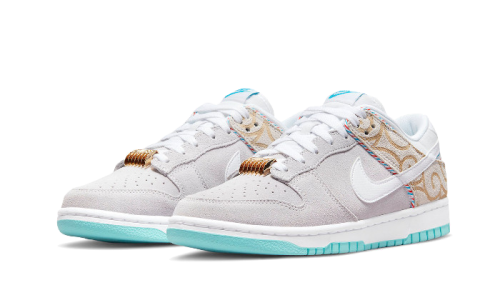 Alternative view of Nike Dunk Low SE Barber Shop Grey