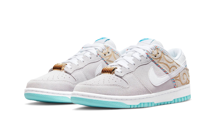 Nike Dunk Low SE Barber Shop Grey - Image 2