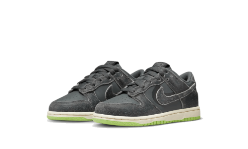 Alternative view of Nike Dunk Low Swoosh Shadow Iron Grey Enfant (PS)