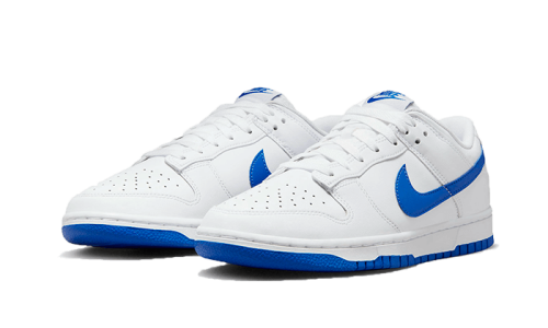 Alternative view of Nike Dunk Low White Hyper Royal