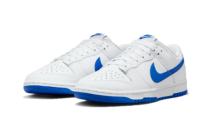 Nike Dunk Low White Hyper Royal - Image 2