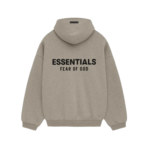 Alternative view of Fear of God Essentials Fleece Hoodie II Heather Grey (FW24)