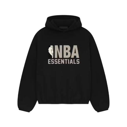 Fear of God Essentials NBA Hoodie SS25 Black