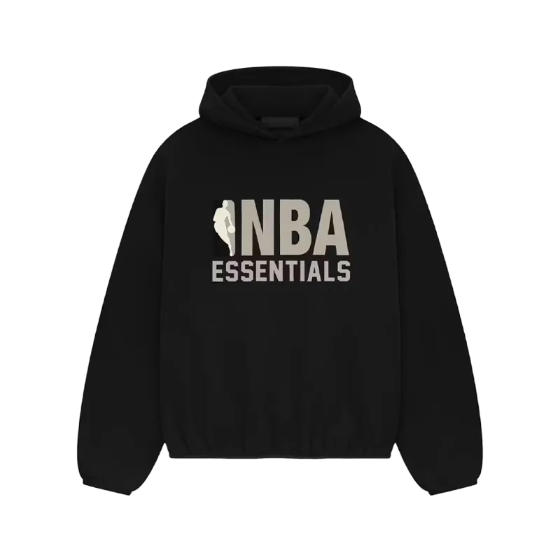 Fear of God Essentials NBA Hoodie SS25 Black