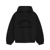 Fear of God Essentials Nylon Fleece Hoodie Black (SS24)