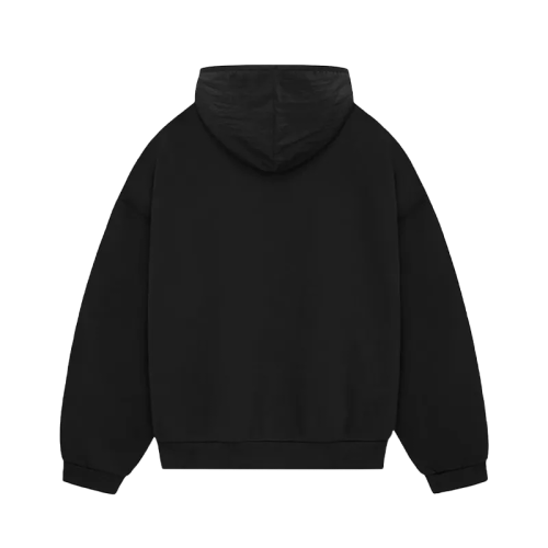 Alternative view of Fear of God Essentials Nylon Fleece Hoodie Black (SS24)