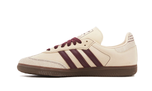 Adidas Samba OG Wonder White Maroon