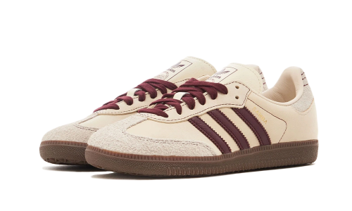 Alternative view of Adidas Samba OG Wonder White Maroon