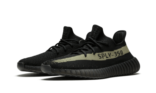 Alternative view of Adidas Yeezy Boost 350 V2 Black Green