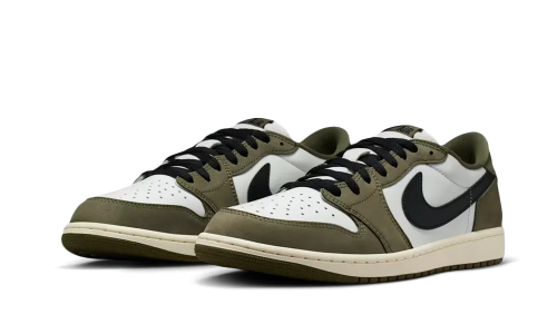 Alternative view of Air Jordan 1 Low OG Medium Olive