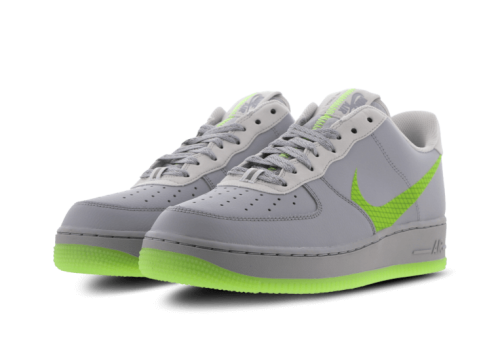 Alternative view of Nike Air Force 1 Low Wolf Grey Ghost Green
