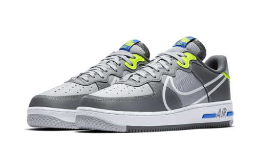 Alternative view of Nike Air Force 1 Low React Wolf Grey