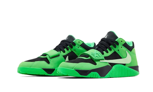 Alternative view of Air Jordan Jumpman Jack Travis Scott Green Spark