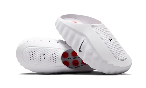 Alternative view of Nike Mind 001 Slide White Speed Red