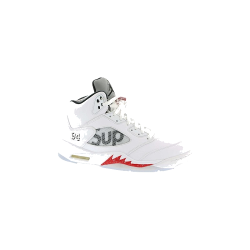 Air Jordan 5 Retro Supreme White