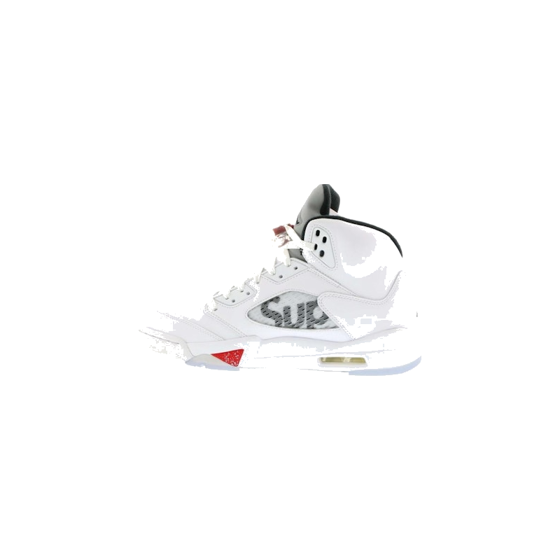 Air Jordan 5 Retro Supreme White - Image 4