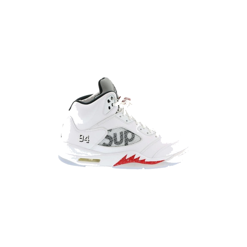 Air Jordan 5 Retro Supreme White - Image 7