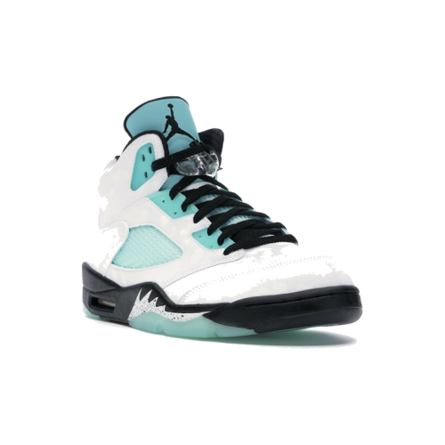 Alternative view of Air Jordan 5 Retro Island Green