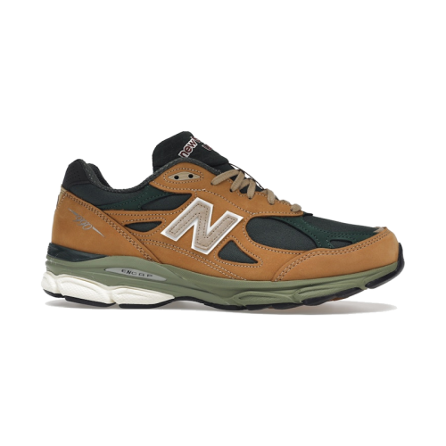 New Balance 990v3 MiUSA Tan Green
